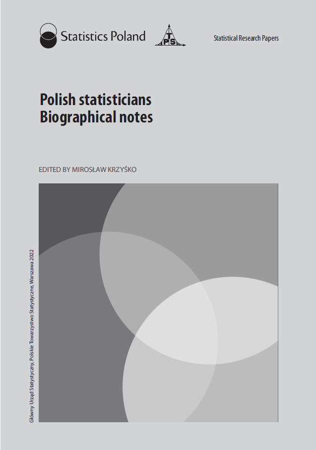 Cover - Polish statisticians. Biographical notes